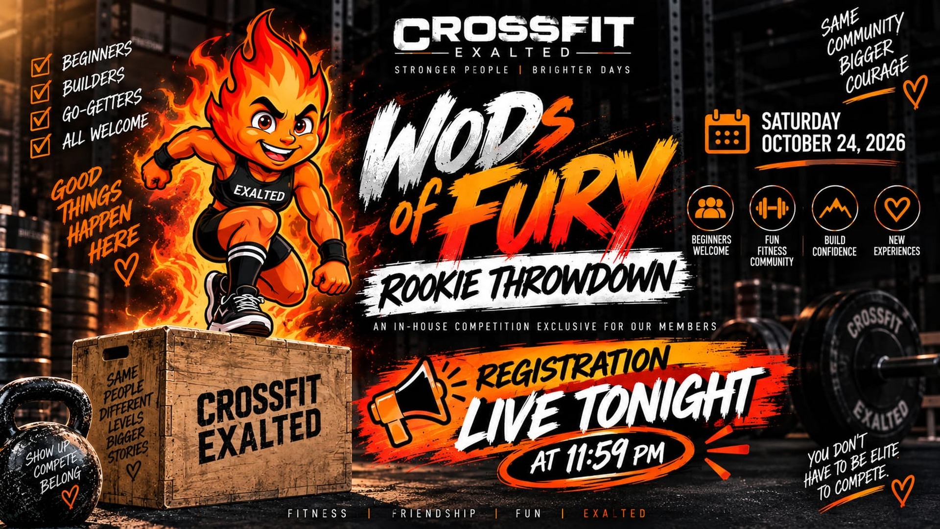Wods of Fury Rookie Throwdown